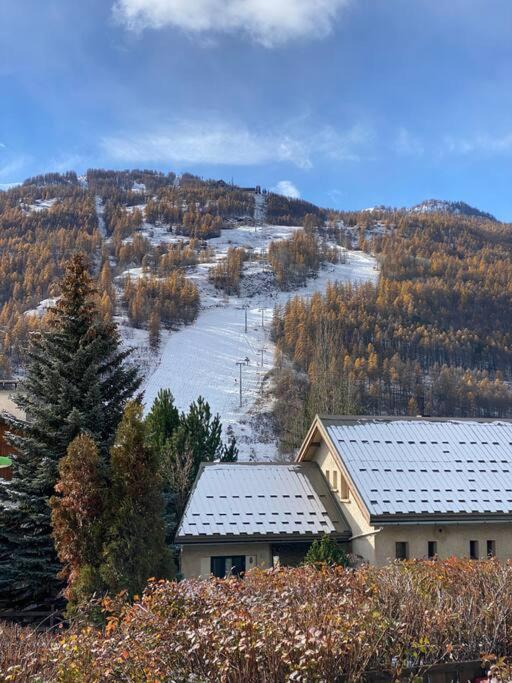 Appartement 4 Pers Grande Terrasse Vue Pistes Ski Saint-Chaffrey Exterior photo