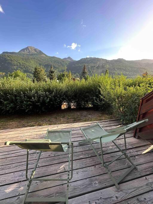 Appartement 4 Pers Grande Terrasse Vue Pistes Ski Saint-Chaffrey Exterior photo
